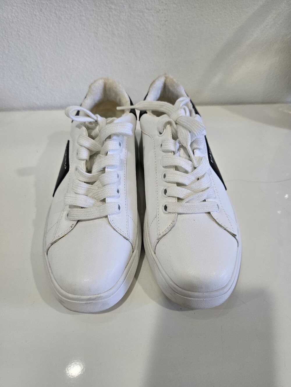 kate spade White Sneakers with Black Side Star